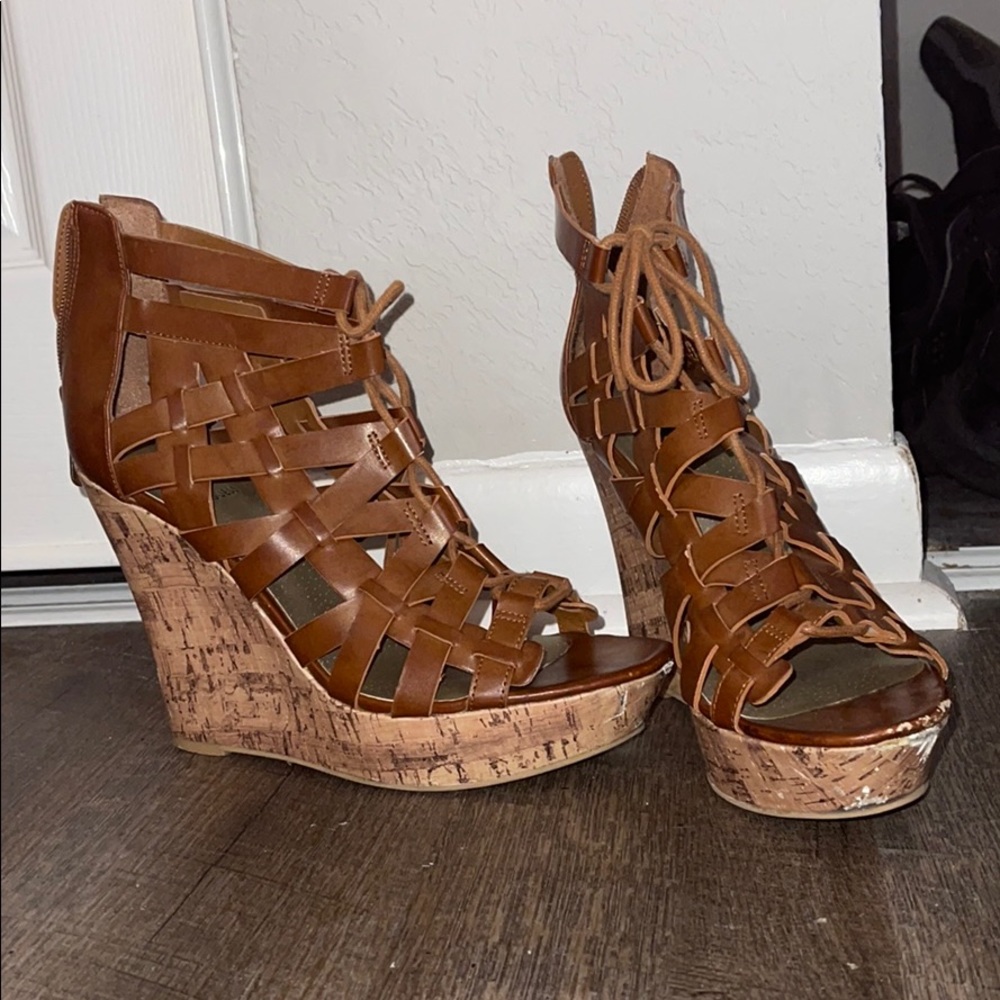 Lace up heels